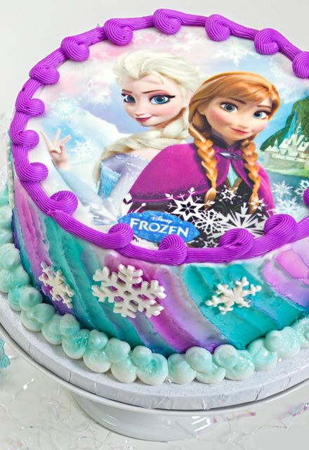 Pastel de Elsa y Anna