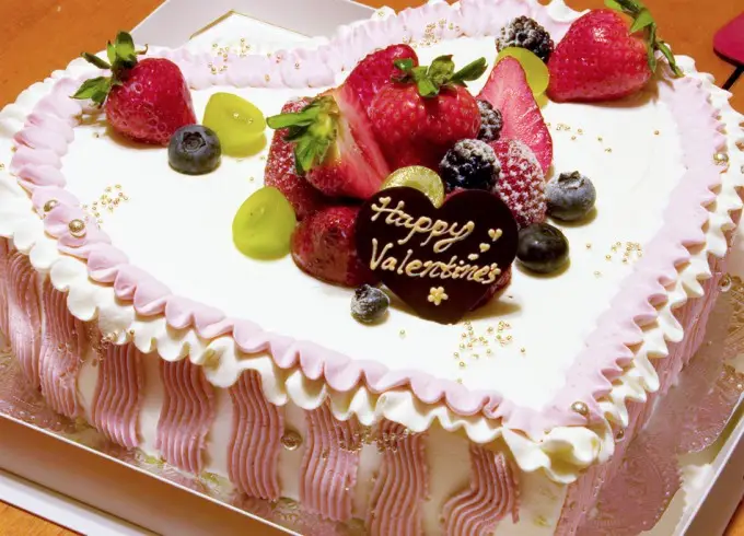 pastel de corazon