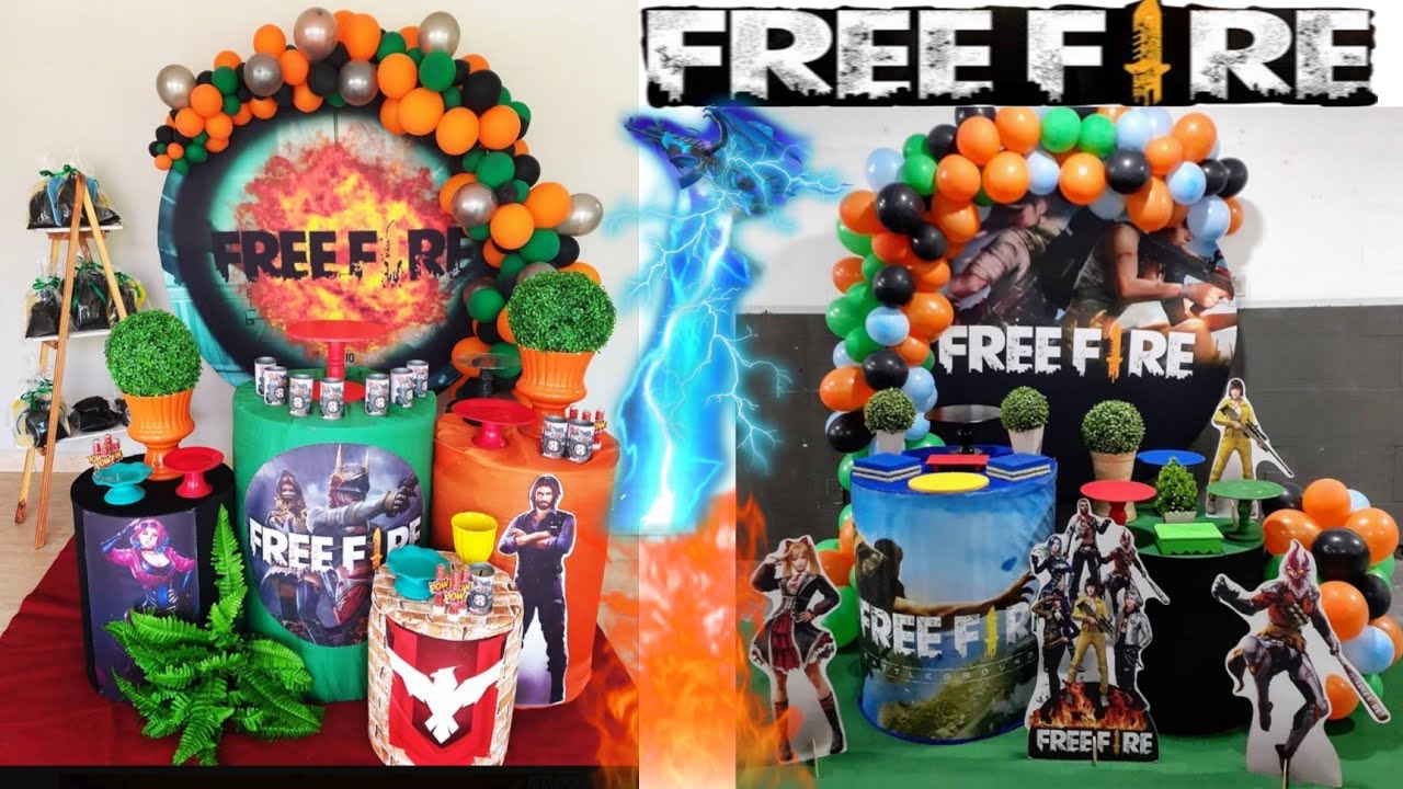 pastel con tematica de free fire