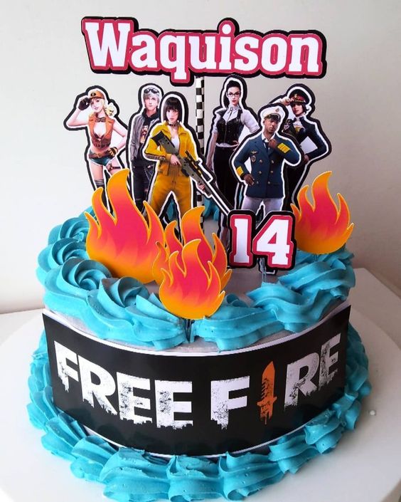 pastel de Free Fire