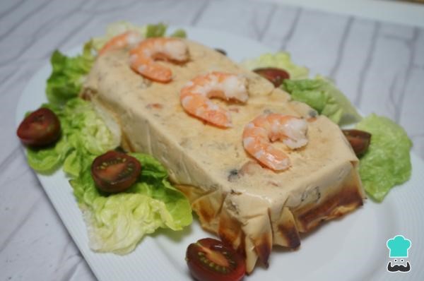 Pastel de merluza y gambas facilísimo