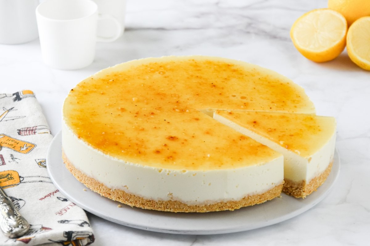 Pastel de limon sin horno
